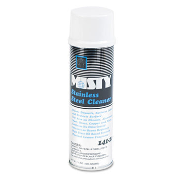 Misty® Stainless Steel Cleaner And Polish, 15 Oz Aerosol Spray freeshipping - TVN Wholesale